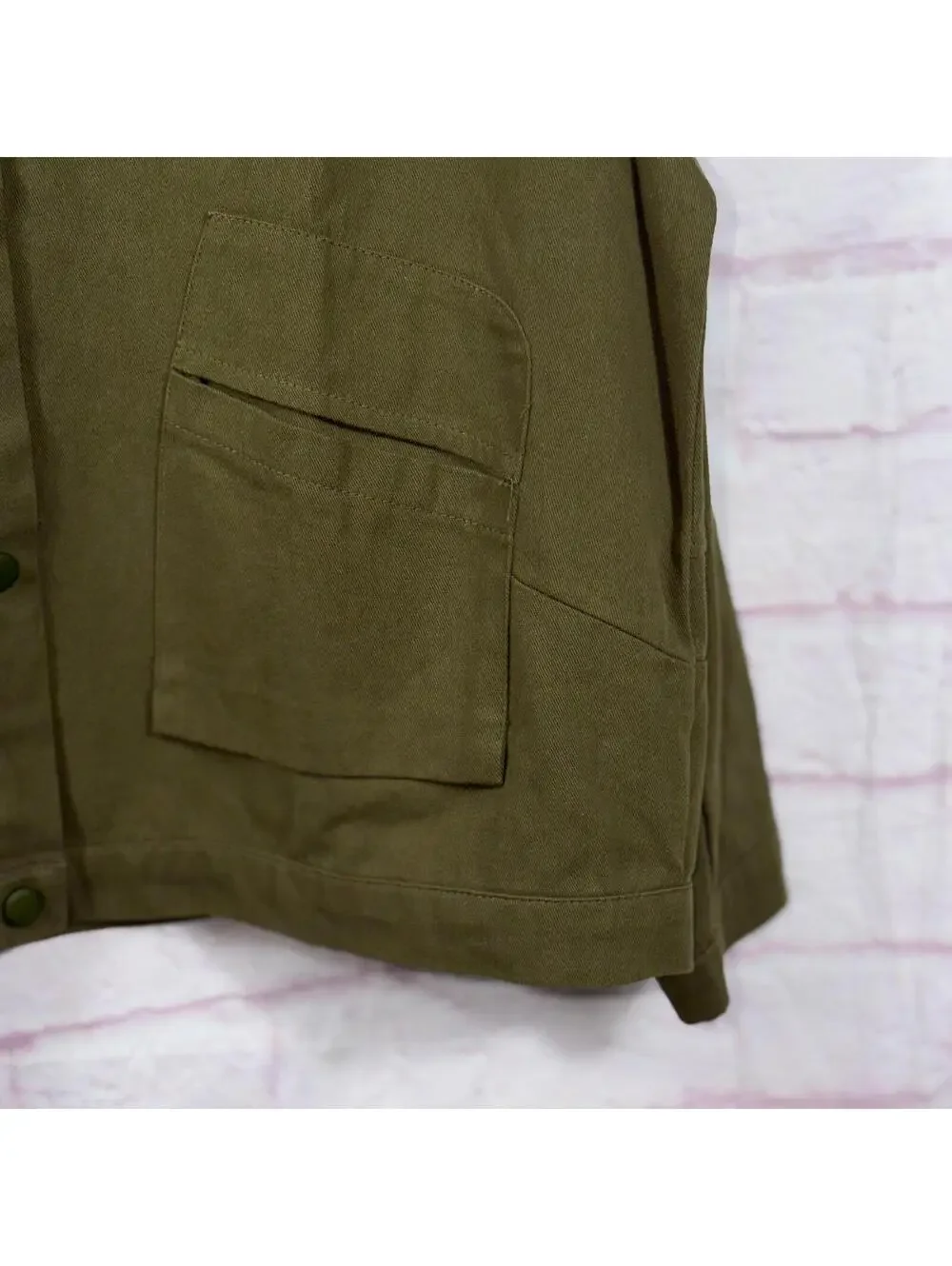 Women’s Olive Green Utility Jacket Size Medium